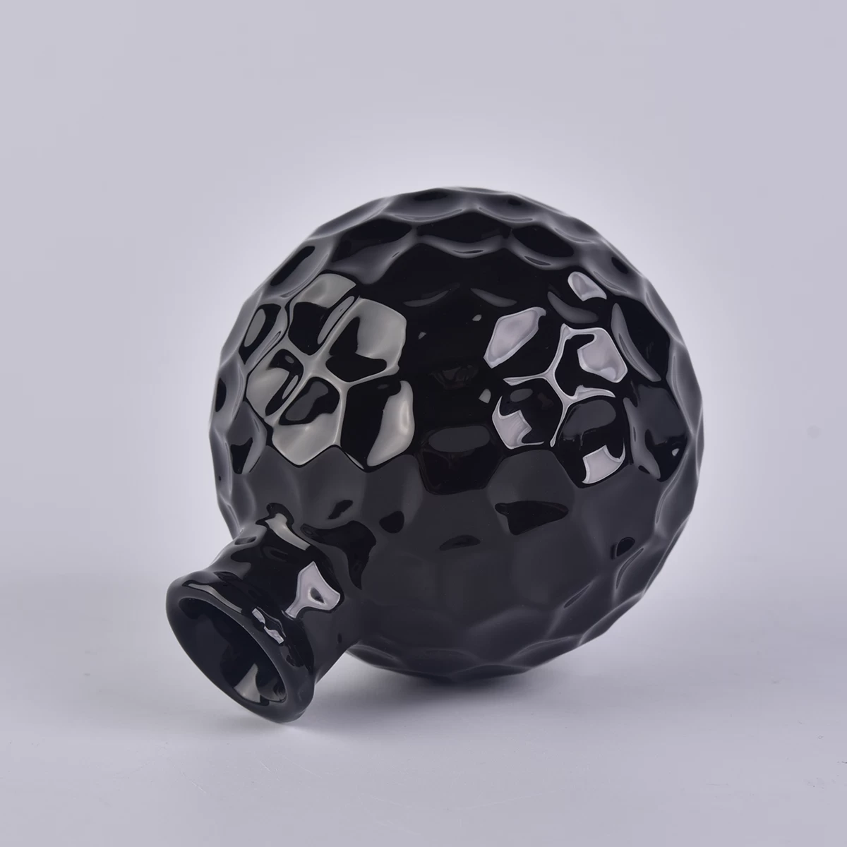 8 унций черного глазурованного керамического диффузора бутылки