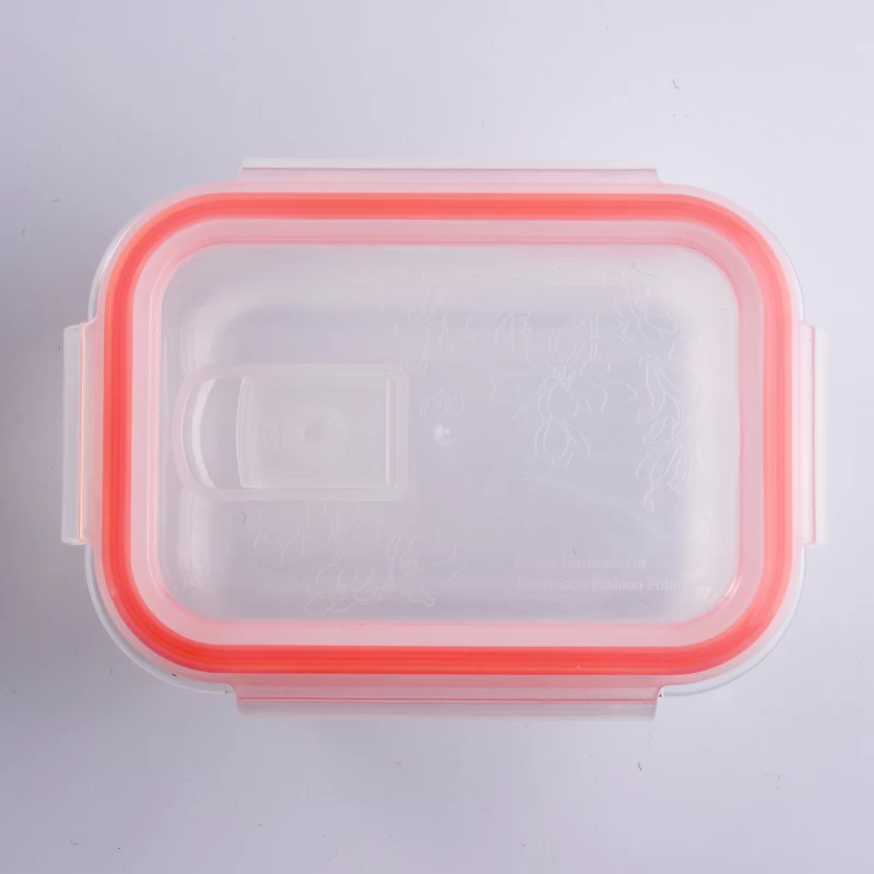 Rectangle Pyrex Glass Meal Box Food Container