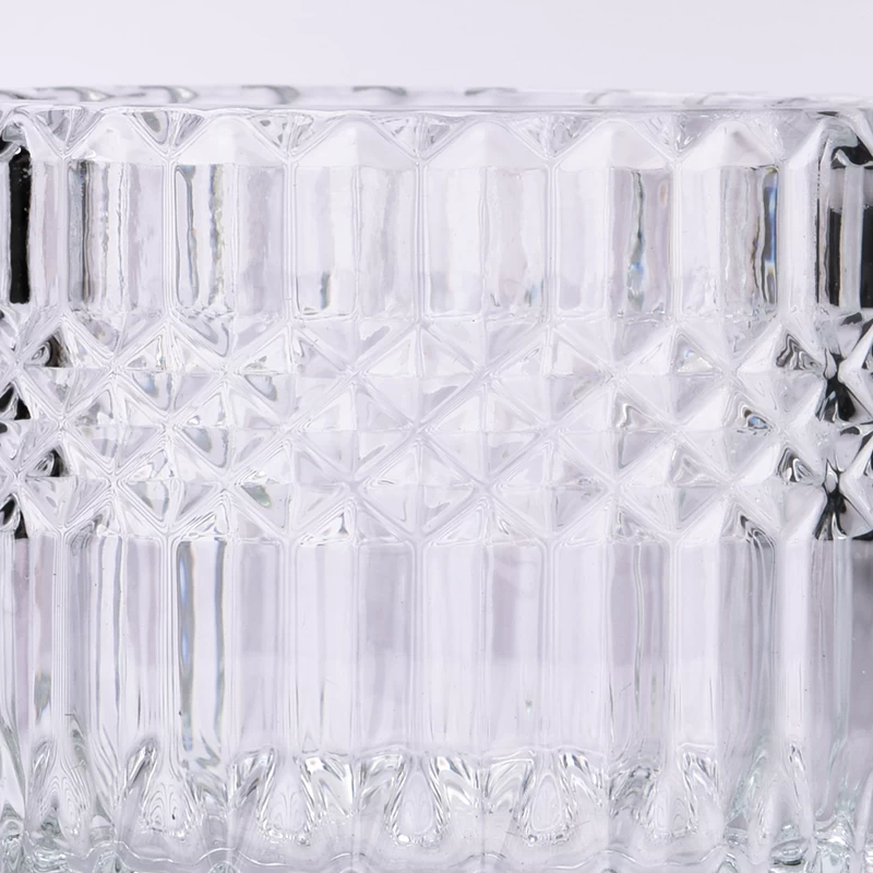 卸売380ml透明なガラスキャンドルジャーキャンドル容器の大量