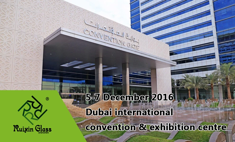Ruixin Glass Dubai exhibitors
