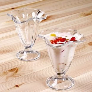ice cream glass bowls