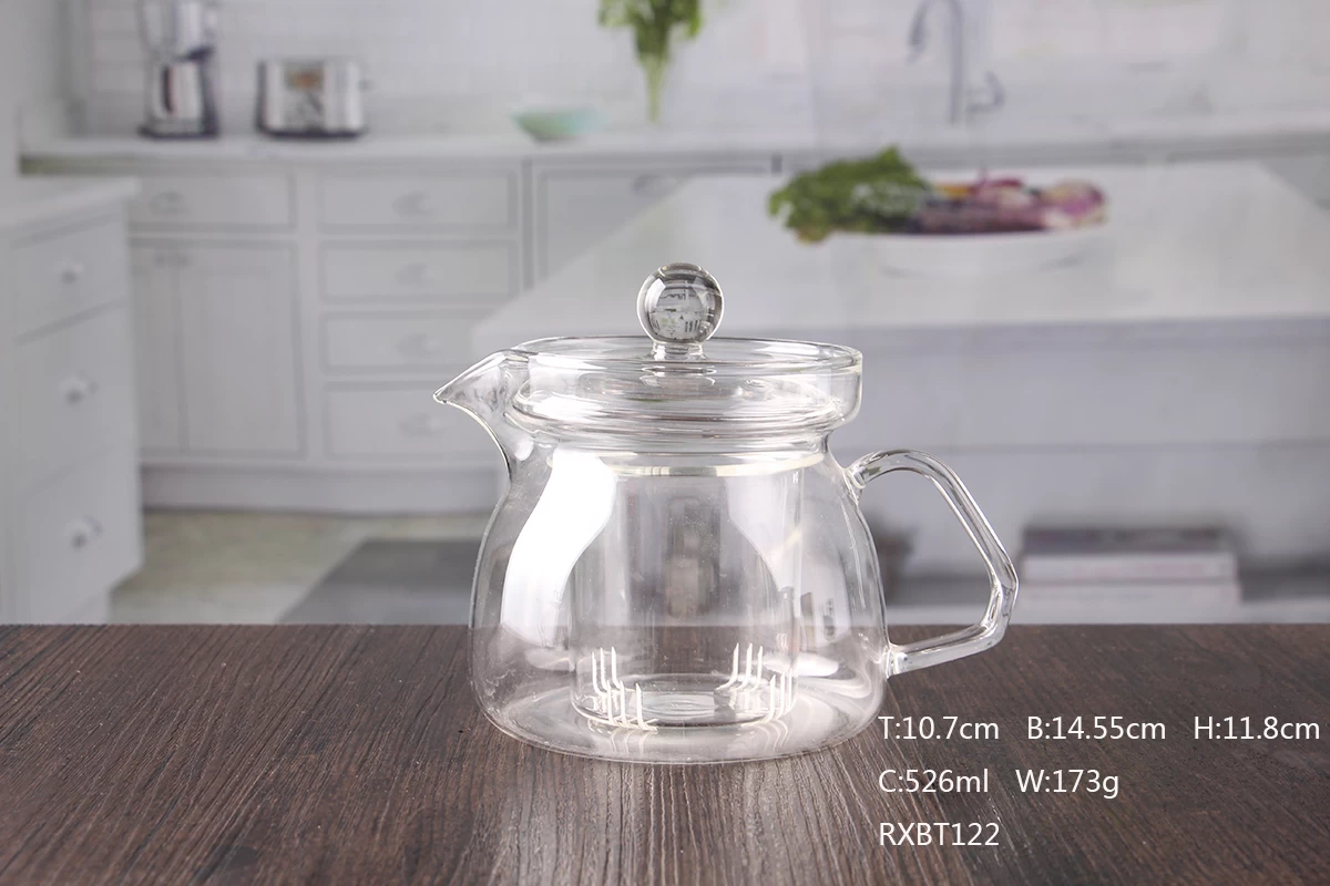 Borosilicate glass teapot infuser