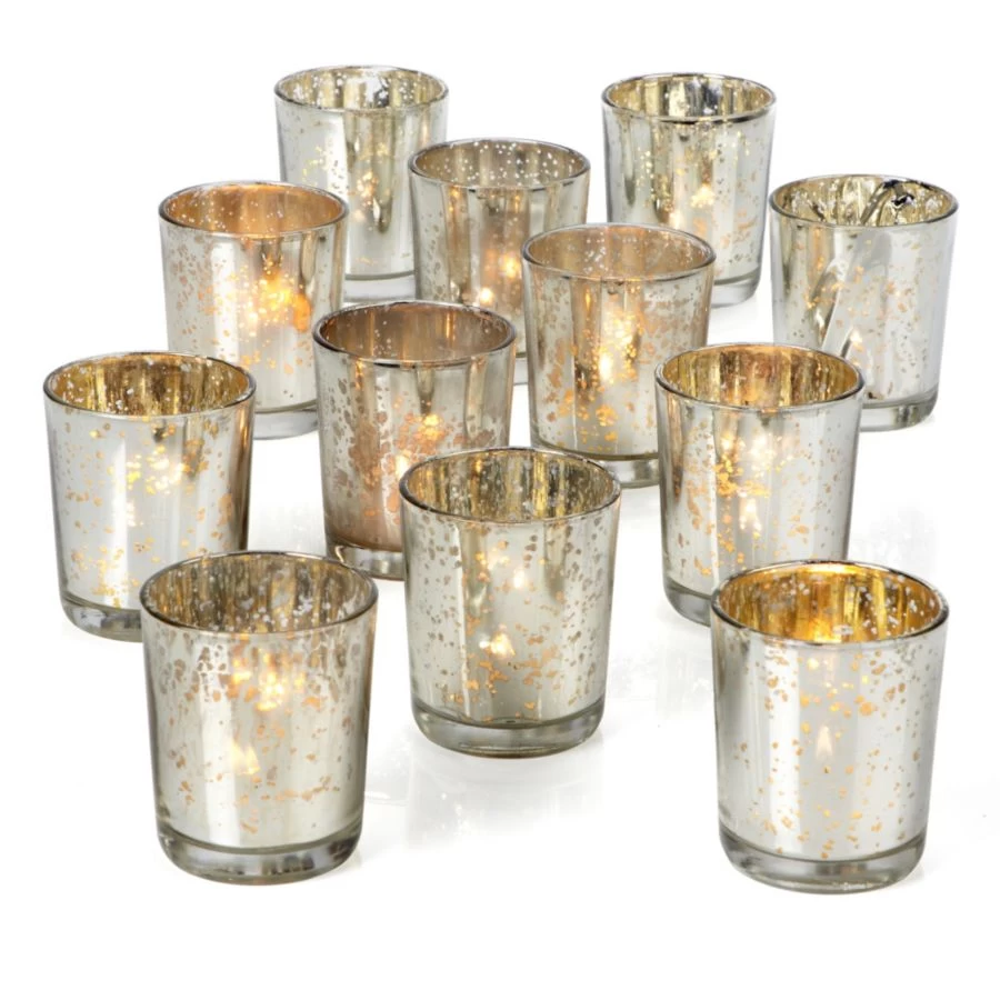 CD005 New Hot High Quality Large Capacity High White Glass Decorative Candle Holder For Banquets