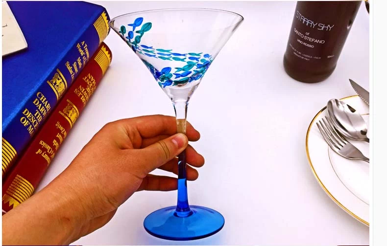 custom hand painted wine glasses