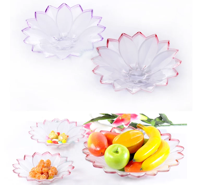 glass fruit plate