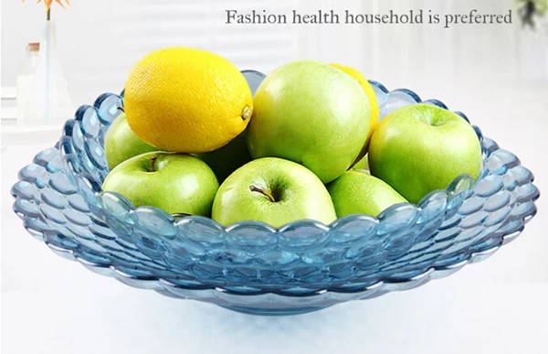 Electroplate Round Fruit Plate
