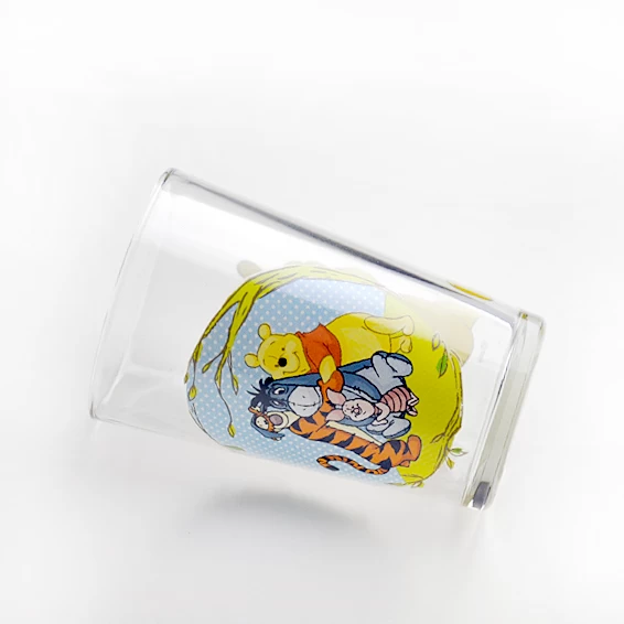 hand painted glass cup