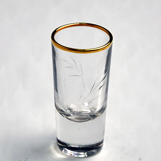 china Gold Rim Hot Sale Drinkware Gold glass tumblers best wine glasses factory