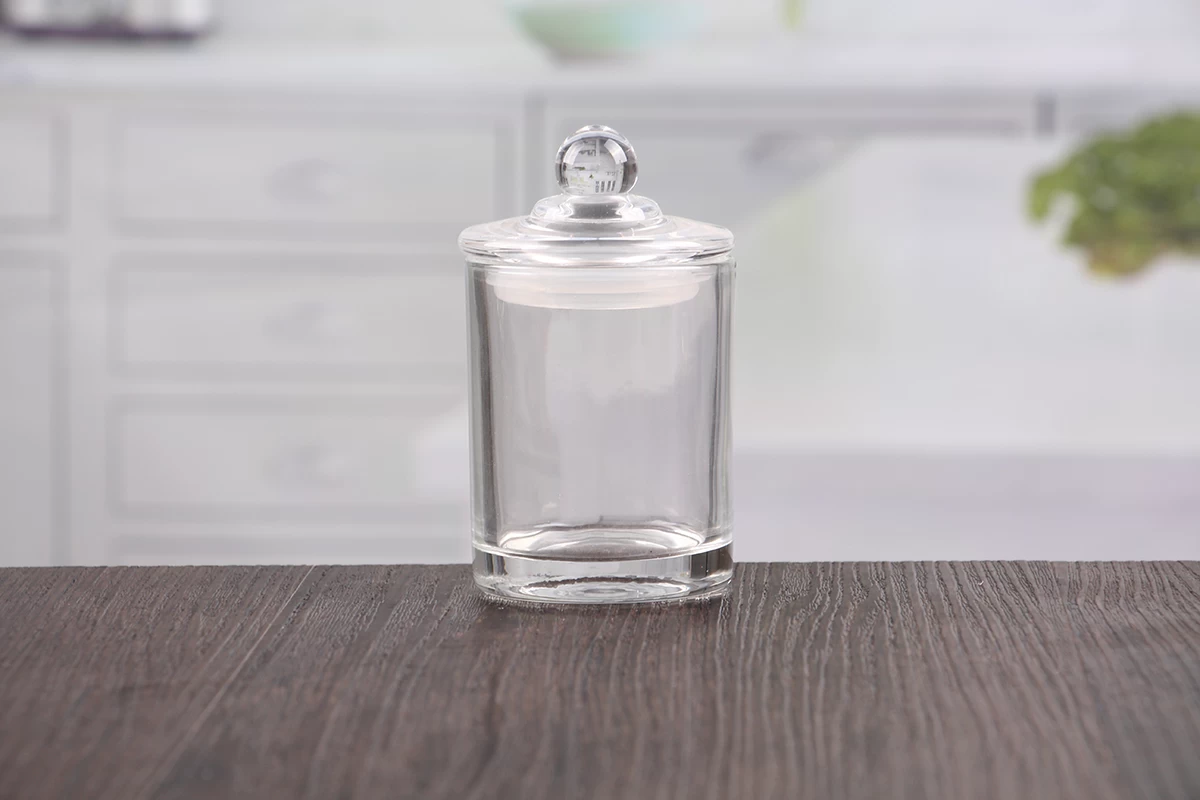 Small Glass Jar With Dome Lid