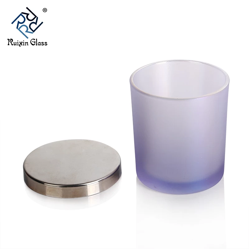 CD065 Glass Candle Jars With Lids Wholesale