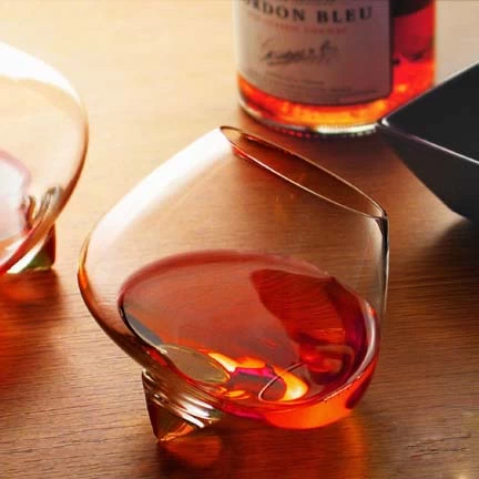 stemless brandy glasses