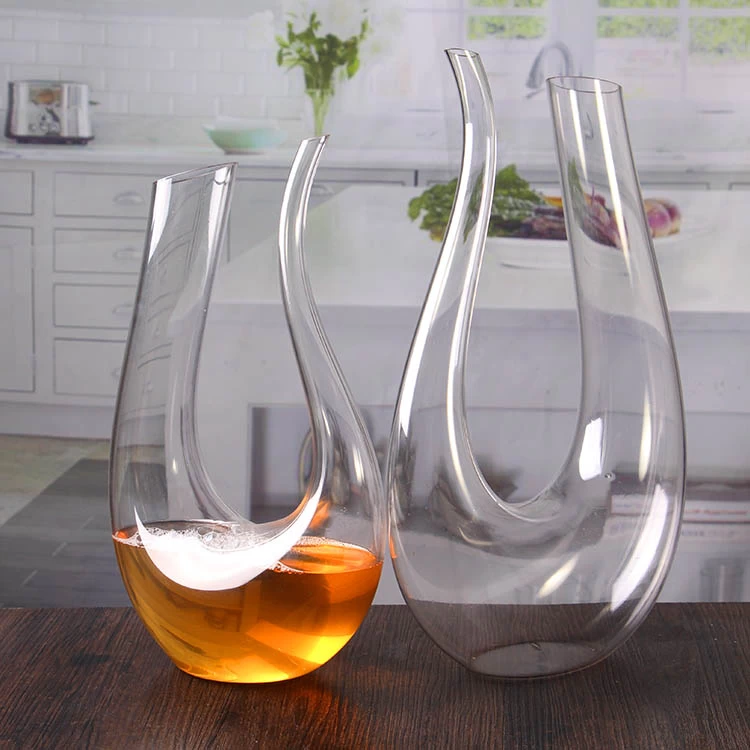 how to wash u shaped wine decanter