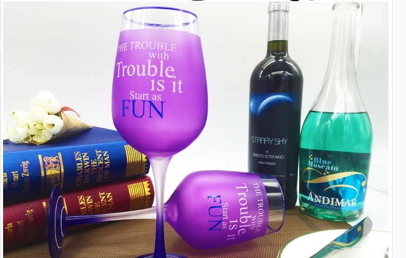 painted personalized wine glasses