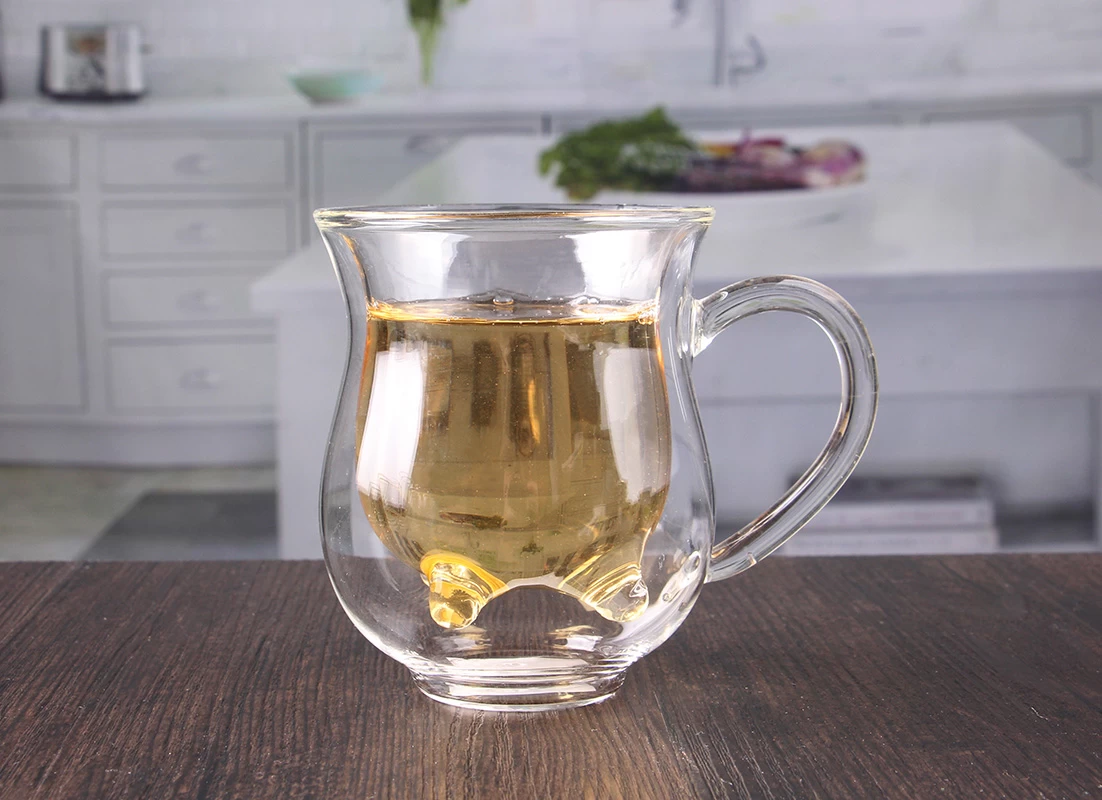 double wall cup with handle