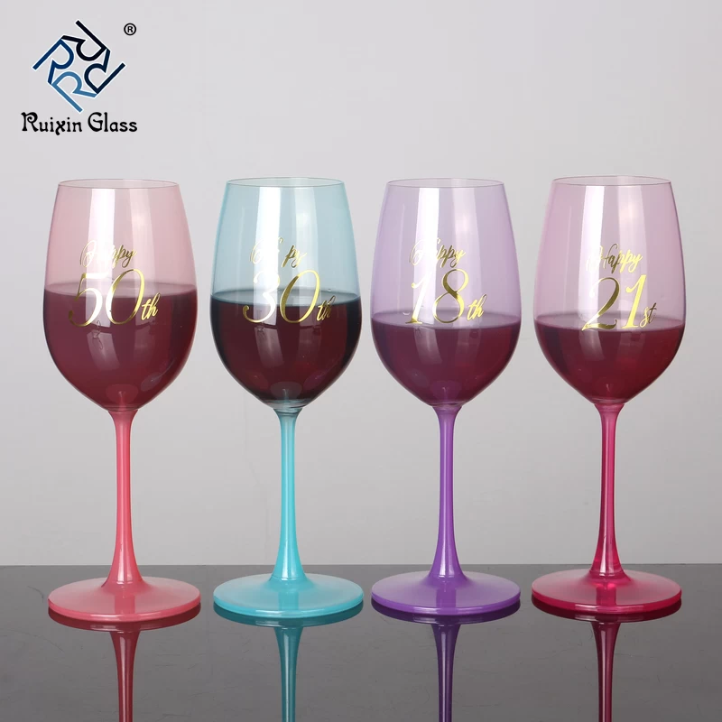 11 China Factory Wholesale Colored Wine Glasses Bulk