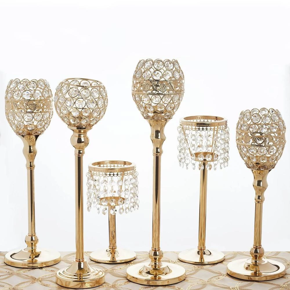 Long Stem Glass Candle Holders Stemmed Glass Candle Holders With Votive Candles