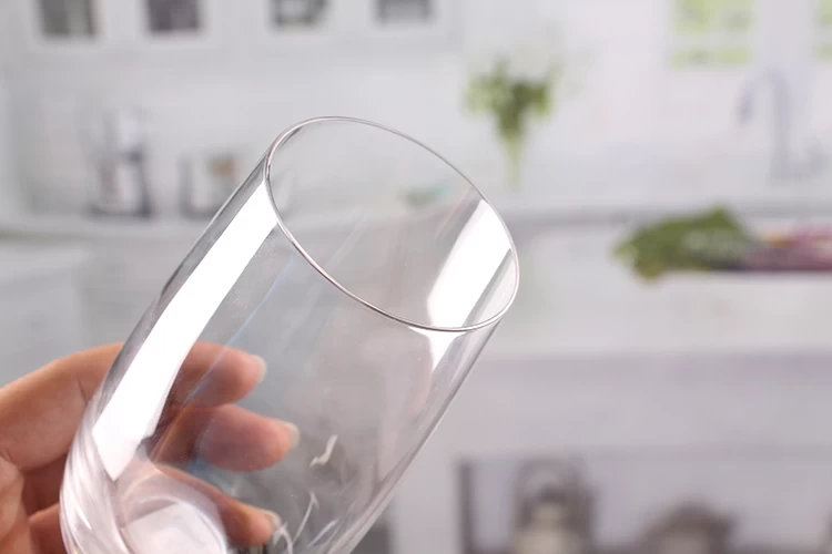 Glass water glasses
