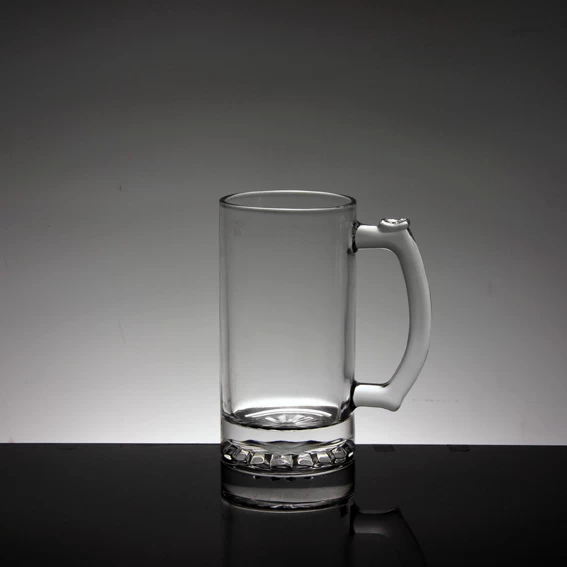 Glass beer mugs