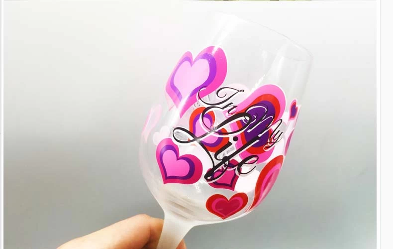 painted wine glass