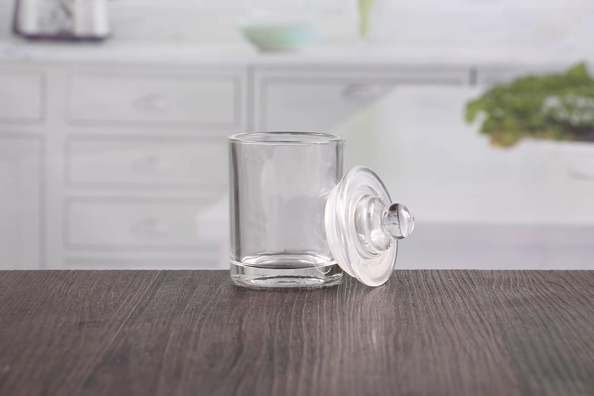 Small Glass Jar With Dome Lid