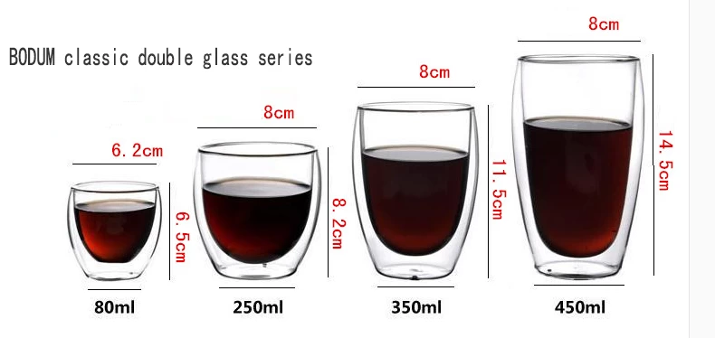 double walled drinking glasses