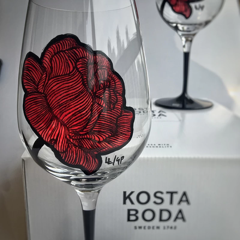 wine glass paintings