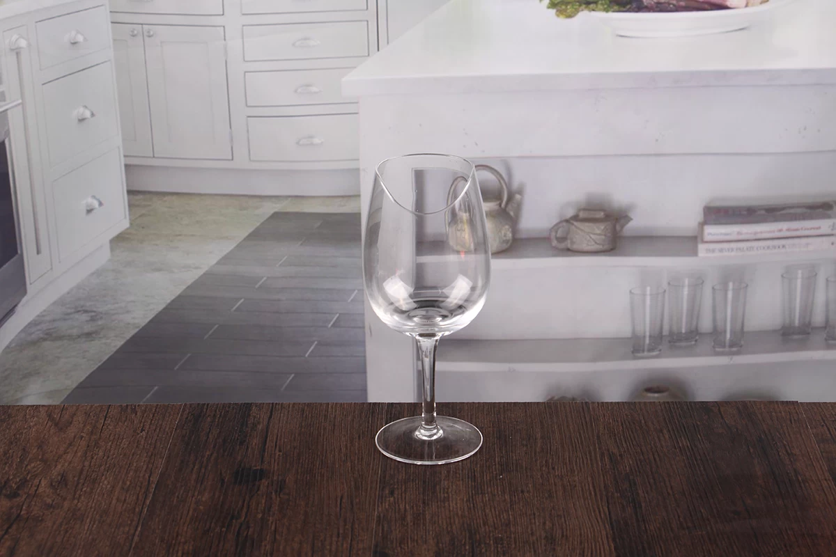 Elegant wine glasses