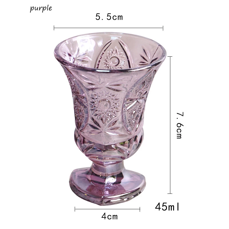 small glass decanters