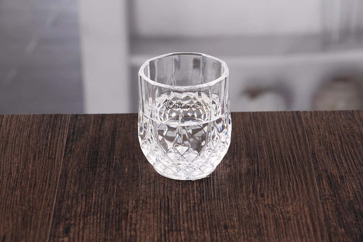 polygonal personalized shot glasses