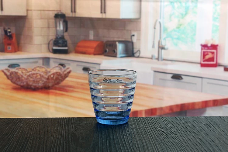 Blue Glasses Drinking Cup
