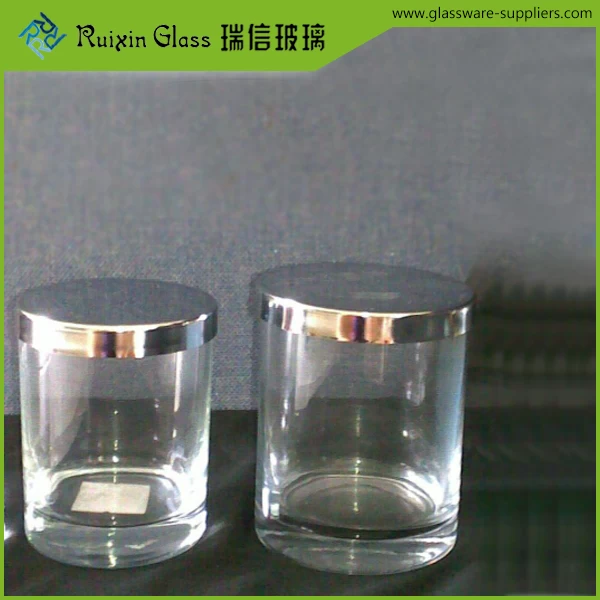 Clear Glass Gandle Holders