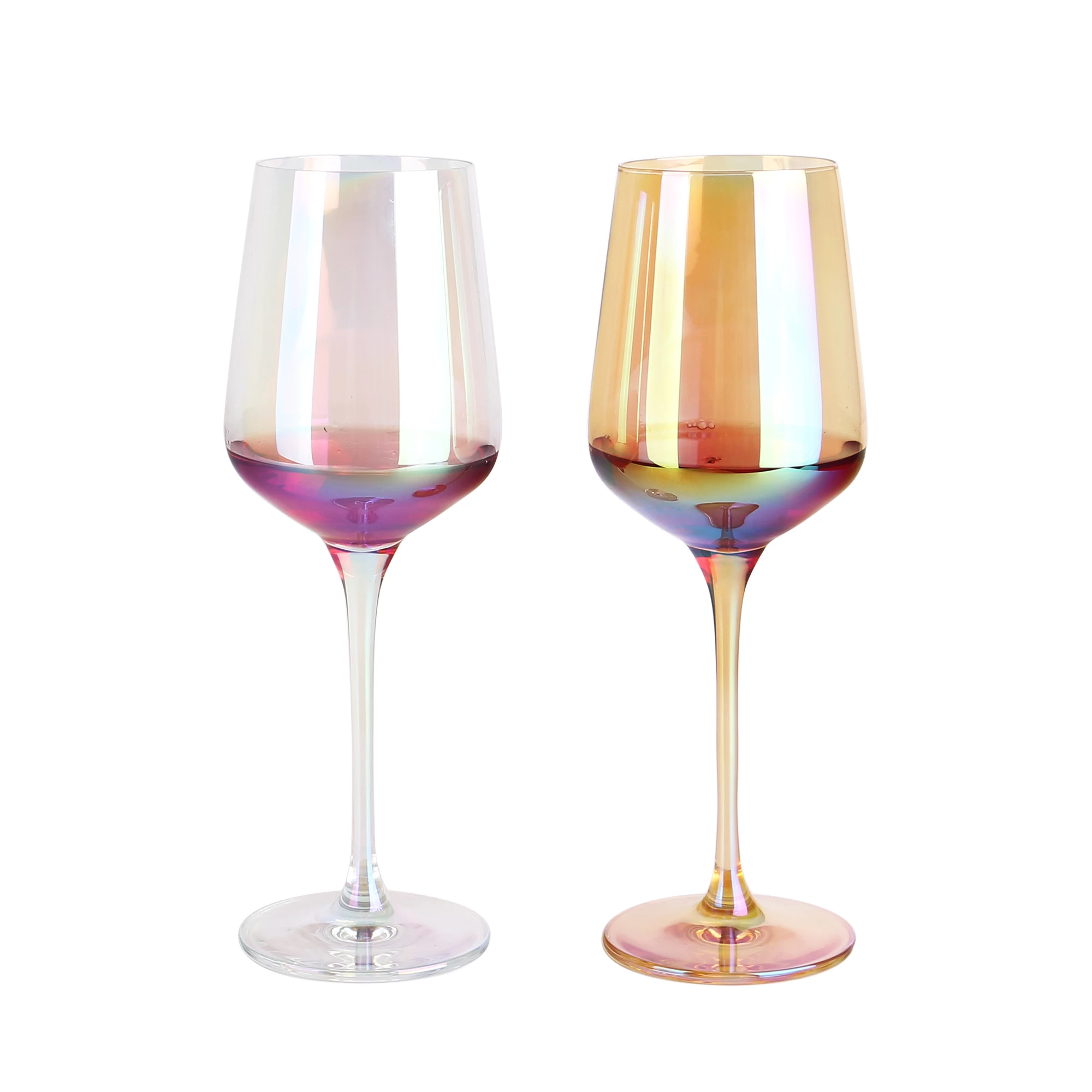 02 Colored Wine Glasses Wholesale
