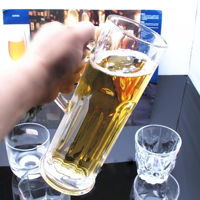  large glass beer mug