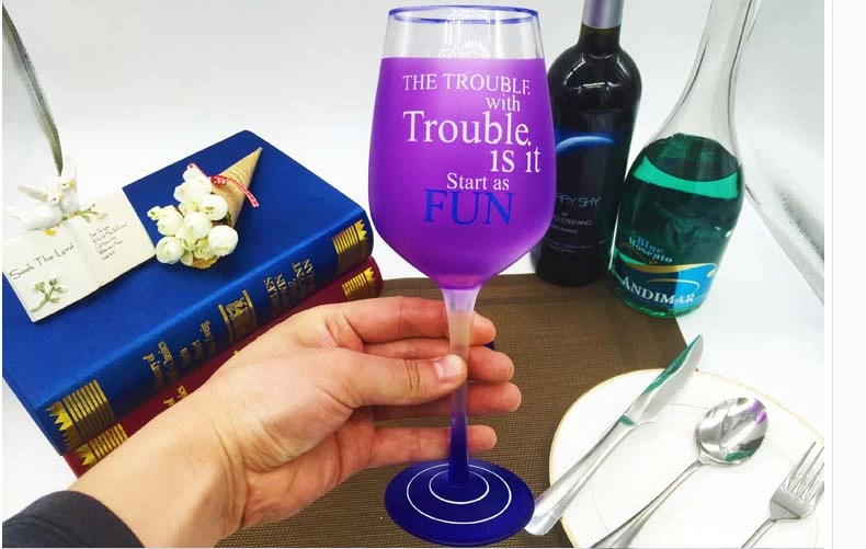 painted personalized wine glasses 