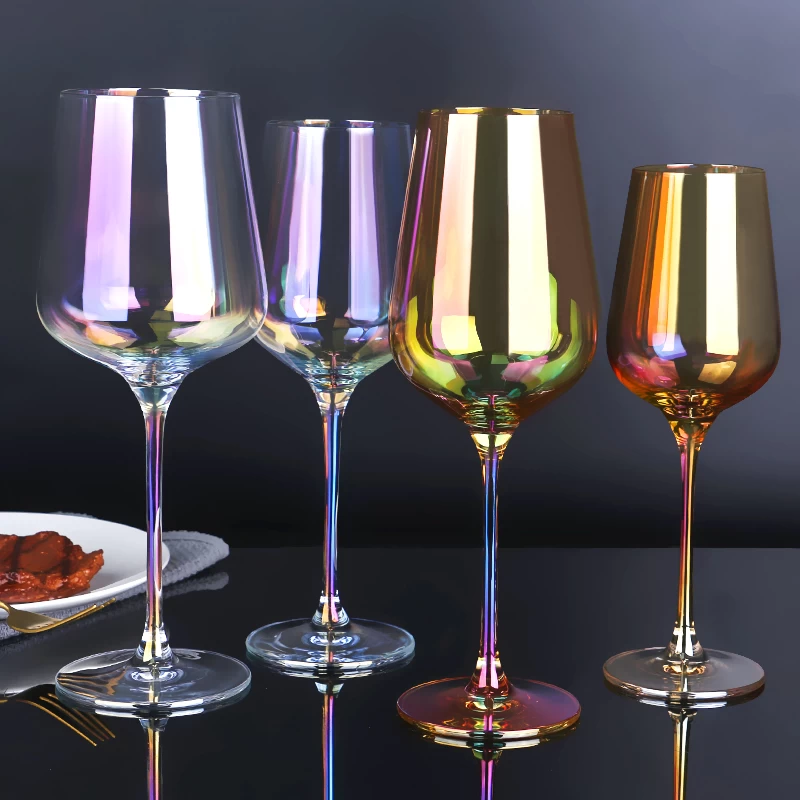 02 Colored Wine Glasses Wholesale