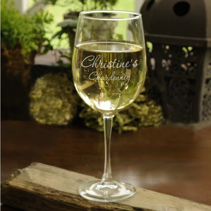 Decal Glass Goblets