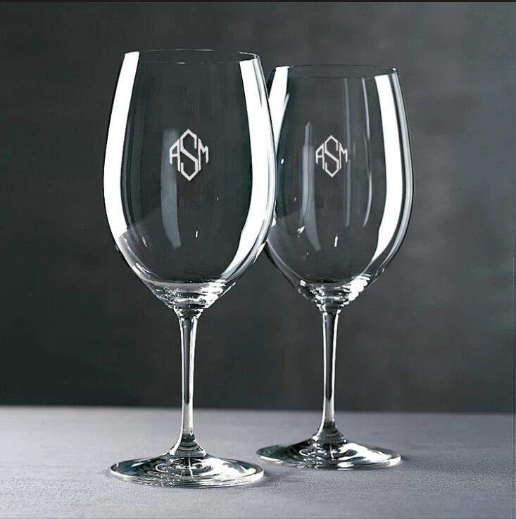 Decal Glass Goblets