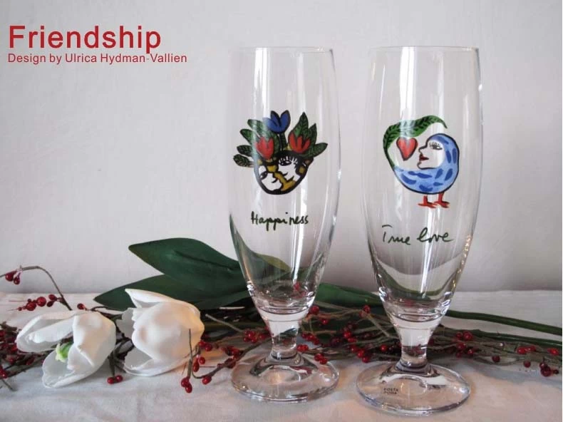 personalized hand painted wine glasses