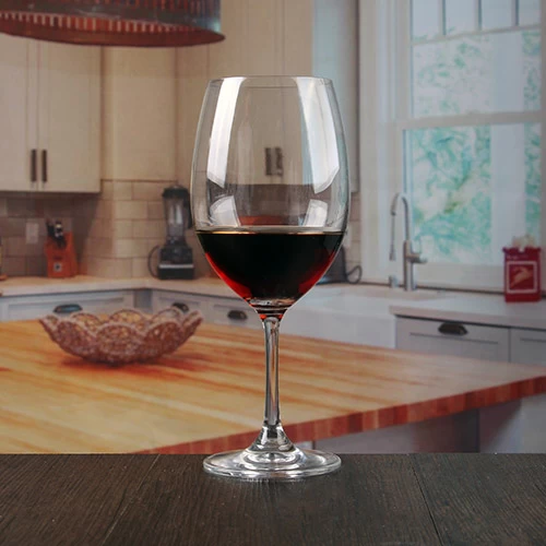 short stem wine glass