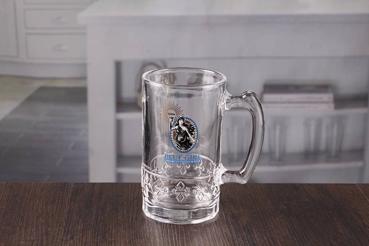 Custom printed beer glasses