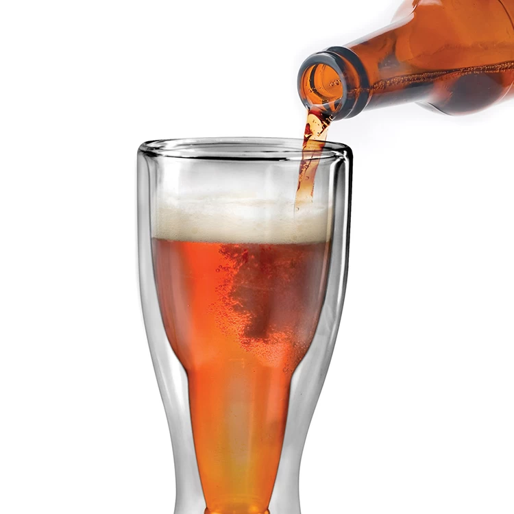 beer glass hop side down