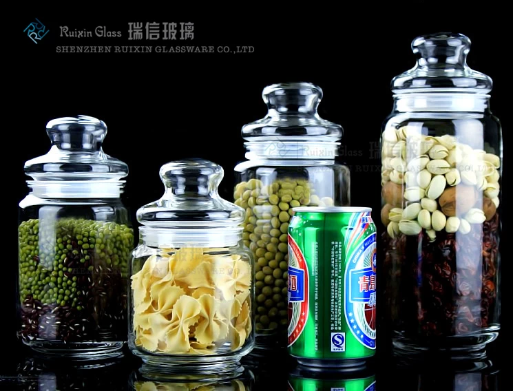 2016 china Best Selling small glass jars bottles large glass jars glass storage containers wholesaler