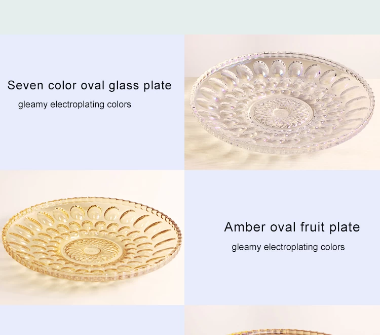 electroplated glass plate