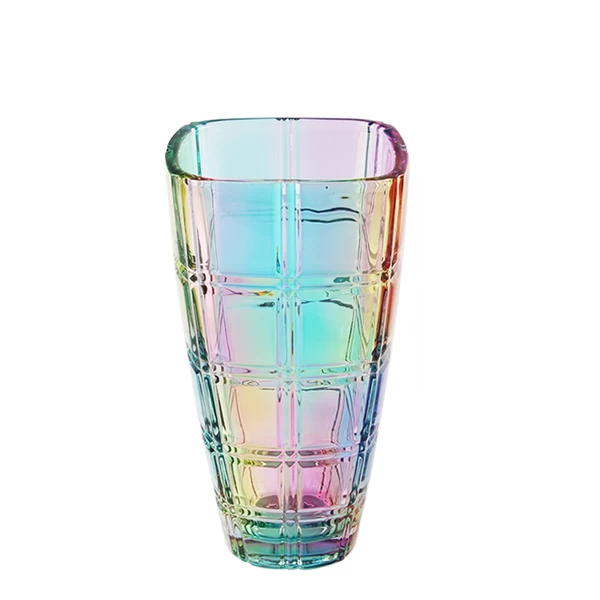 colorful glass vases