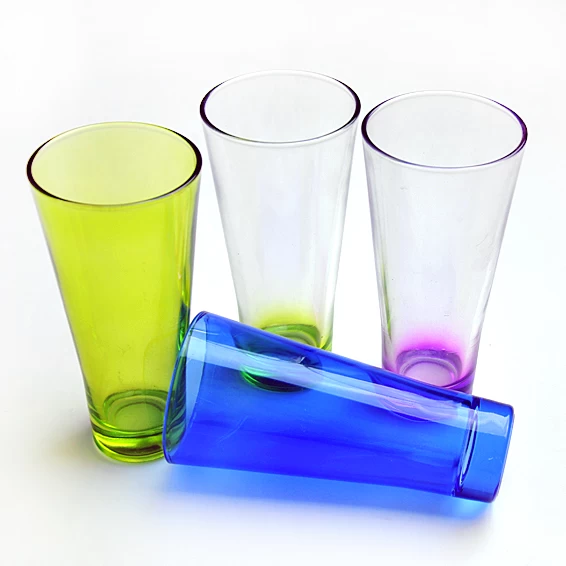 color glassware drink set