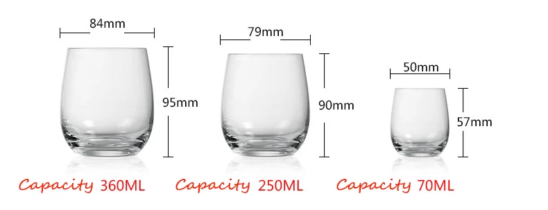 Glass drinking cups