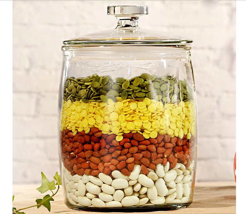 Large storage glass jars