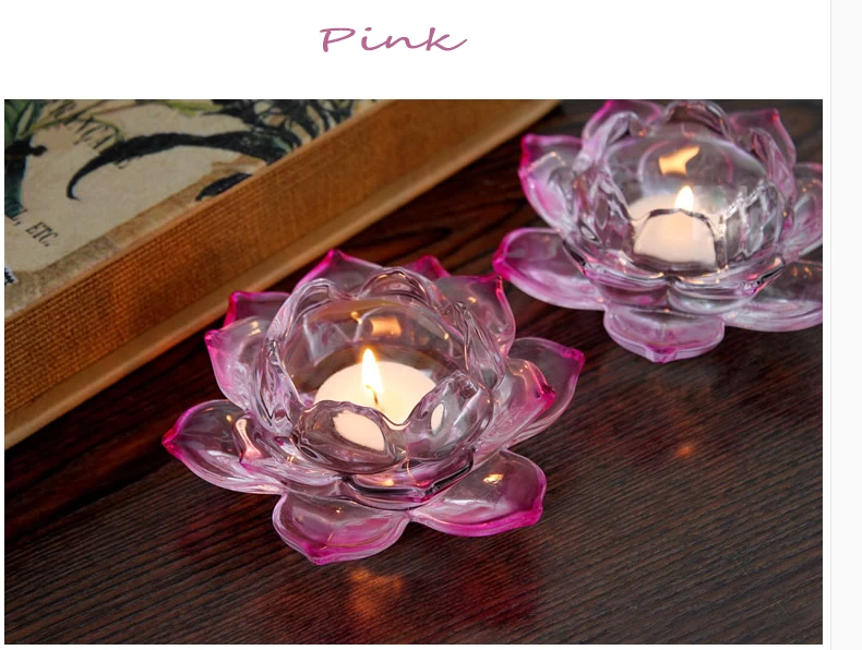 clear glass tealight candle holders