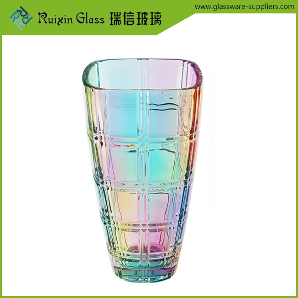 colorful glass vases