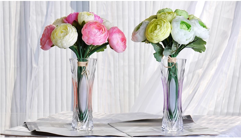 small glass flower vases